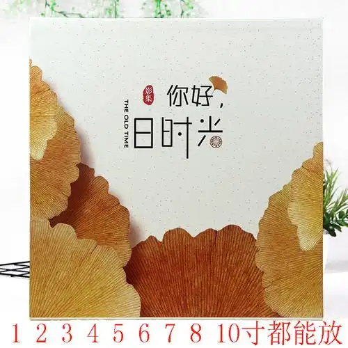 新款6寸相册本3寸4寸5寸7寸8寸10寸混装车票插页家庭影集相册