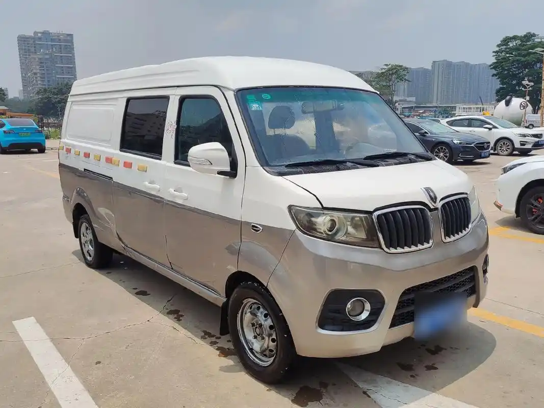 新到18年金杯新海狮货运版面包车五座,1.