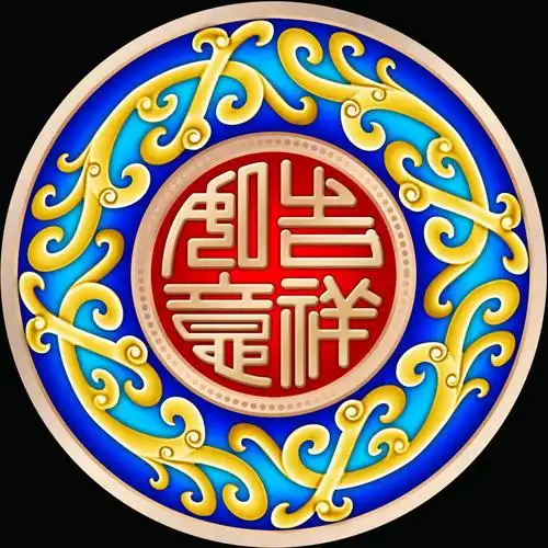 吉祥如意传统猪年背景