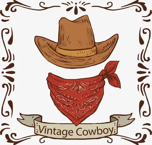 西部牛仔免抠元素图片-元素素材4758015-万素网