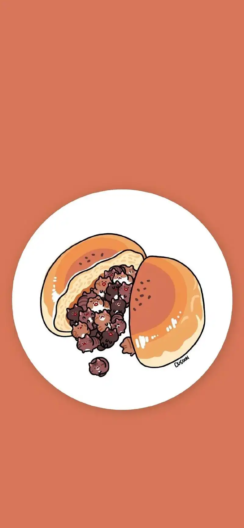 卡通美食手绘插画高清手机壁纸_卡通_手机壁纸下载_美桌网