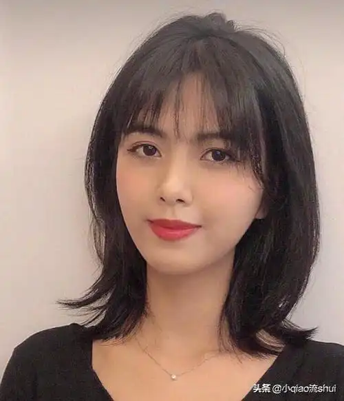 齐肩发型图片 圆脸_齐肩发型图片圆脸女-天晟网