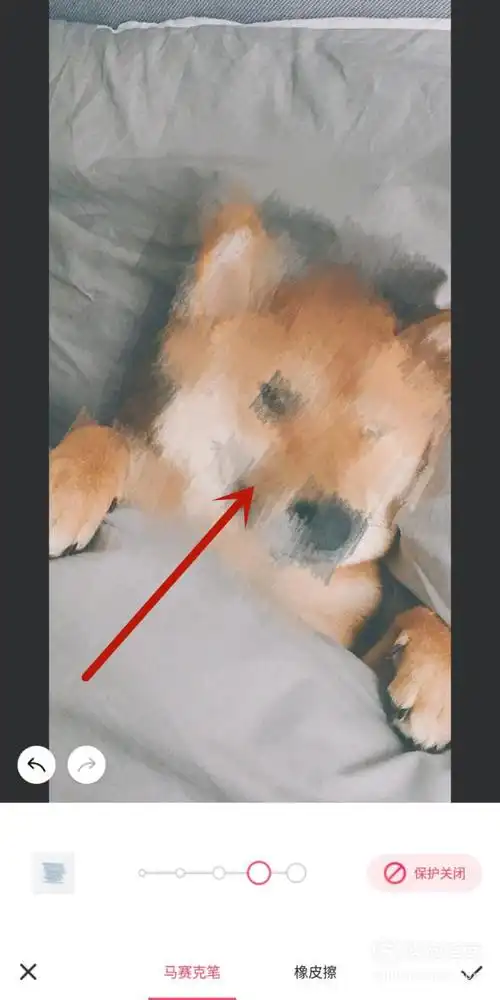 手机版本美图秀秀中如何擦除马赛克