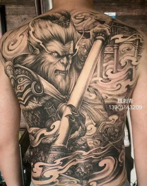 齐天大圣纹身图片