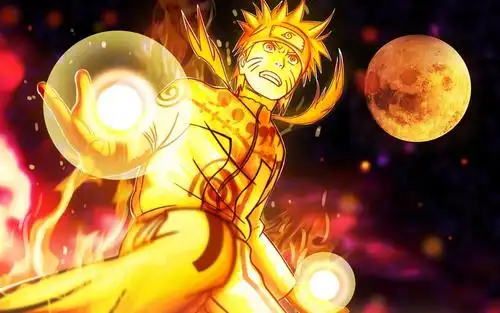 漩涡鸣人,出自动漫《火影忍者》,是木叶的忍者,四代目火影波风水门和