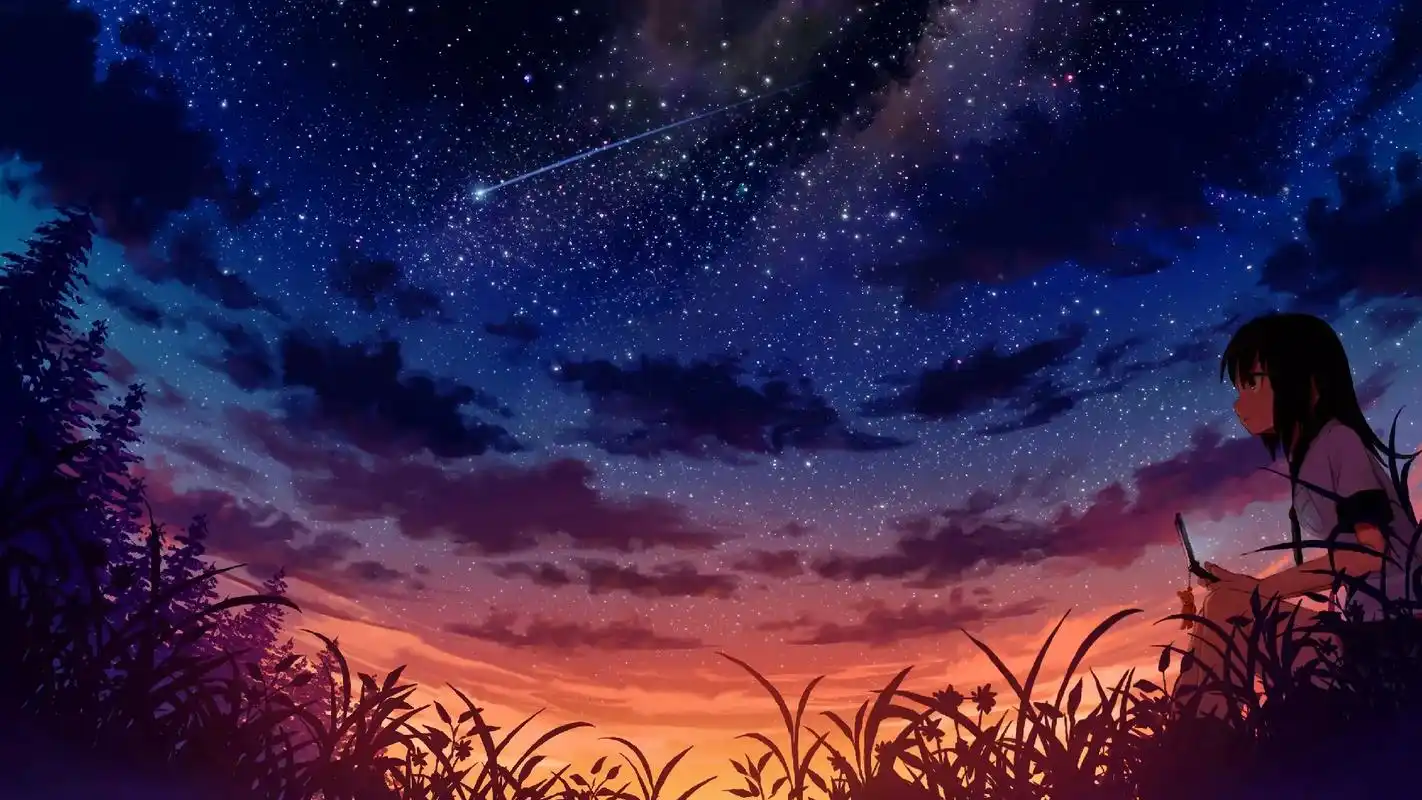 二次元 #治愈系风景  - 抖音