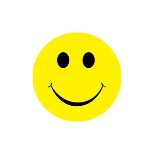 笑脸表情贴画防水贴纸幼儿园不干胶20cm30cm特大号大号贴纸