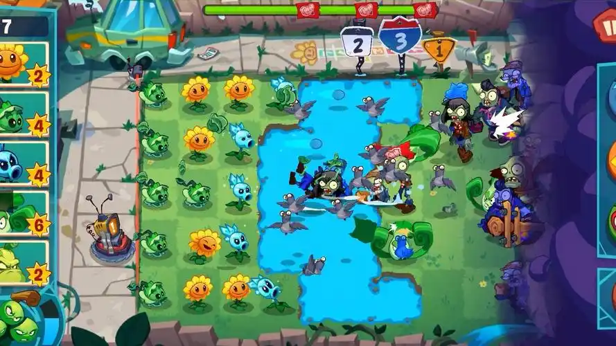 【植物大战僵尸3 plants vs. zombies 3】挑战无尽禁道具不丢车系列!