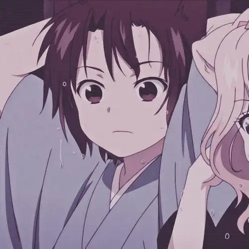 2021超火动漫情头一对两张