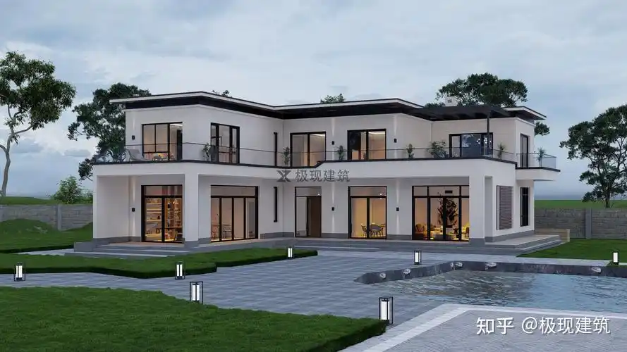 四川成都丨二层l型现代风格自建别墅 - 知乎