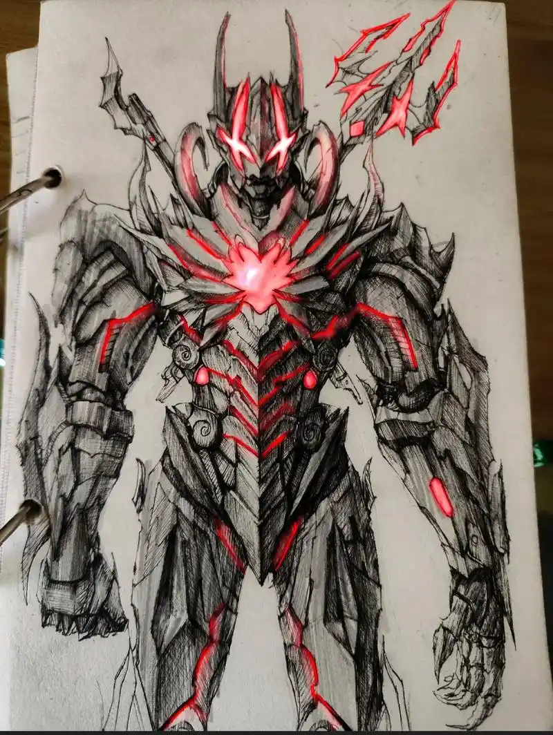 路基艾尔.手绘自设 #奥特曼 #动漫 #手绘 #特摄 - 抖音