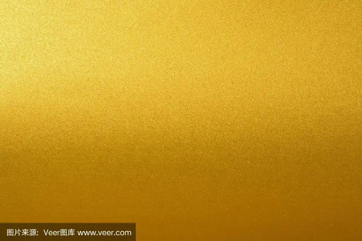 金色油漆墙.豪华的金色背景和壁纸.金箔或包装纸.