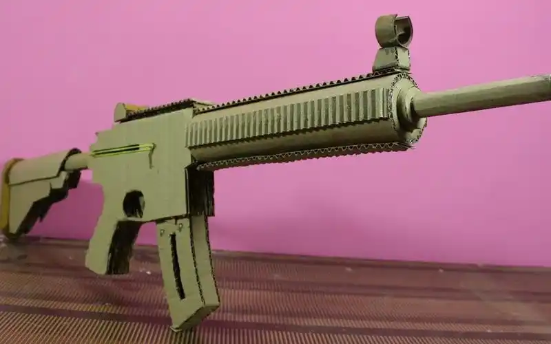 纸板diy | m416突击步枪 玩具枪 制作过程-vlog视频-搜狐视频