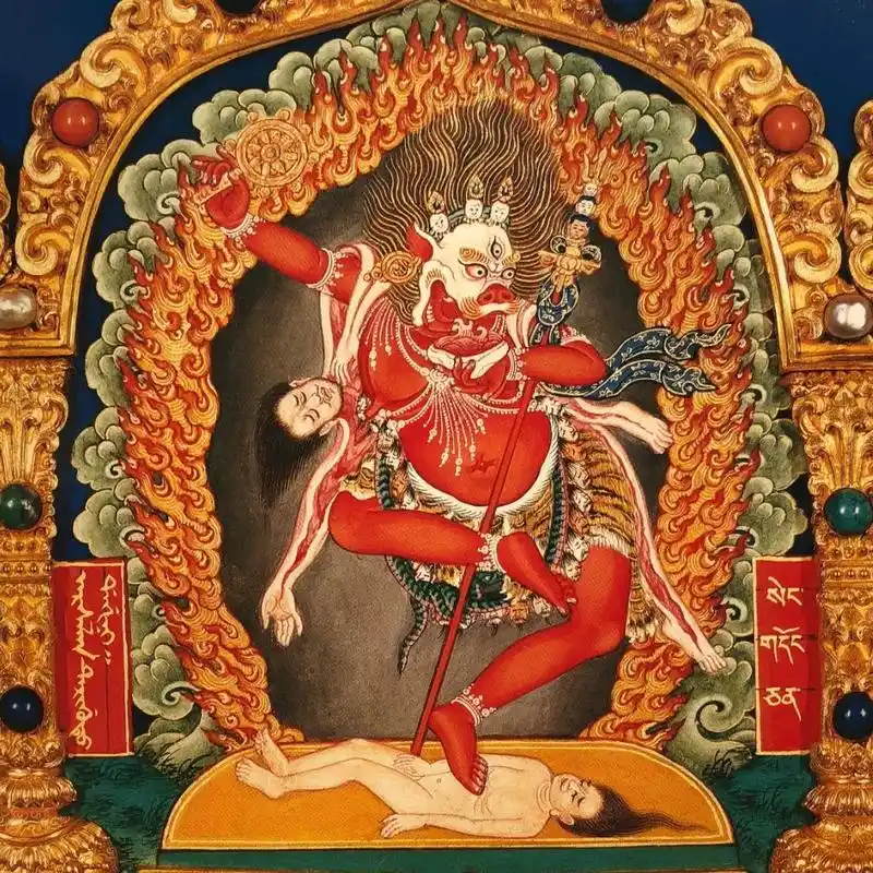 狮面空行母.狮面空行母不是一般的除障本尊,而是特别具威力的, - 抖音