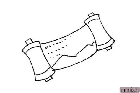 卷轴简笔画步骤图解长安街简笔画长卷画简笔画长安街简笔画阳光幼儿园