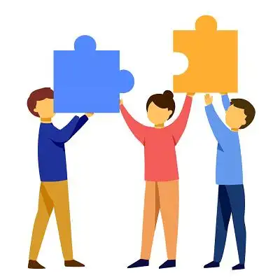 白领职场工作团队合作员工卡通工作人物商务人员png素材