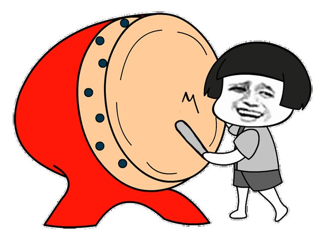 蘑菇头gif打鼓gif