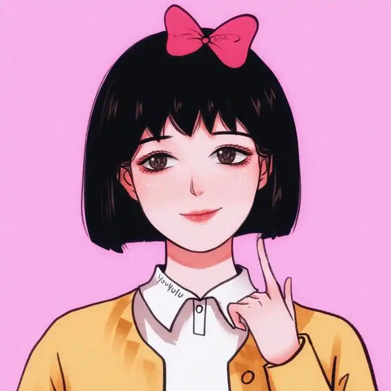 好看的手绘女生头像(第不记得多少期)