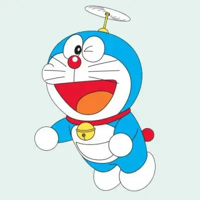 机器猫头像高清图片