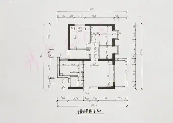 室内平立面手绘作业分享更新喽