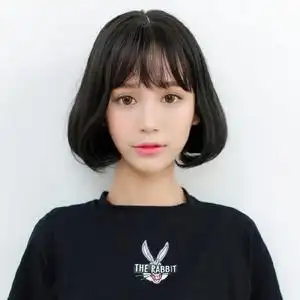 韩国假发女短发bobo头时尚逼真高温丝空气刘海短波波头短发发型