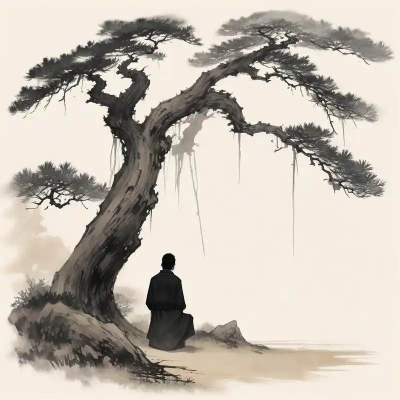 96中国水墨风老爸微信头像98