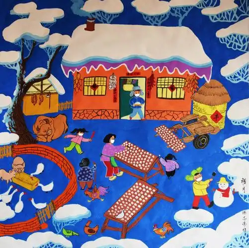 梨树县文化馆"众志成城·抗击疫情"农民画专题线上展