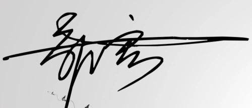 邹宏的明星签名图片