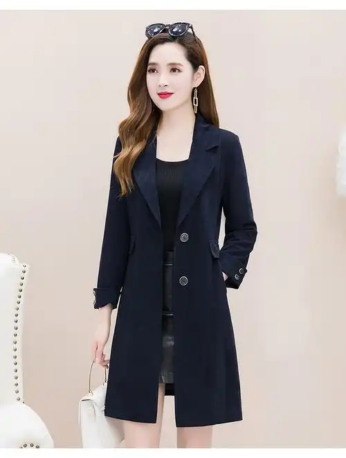 上海旗袍厂yweal2012时尚中长款气质修身显瘦风衣外套女2020秋季新款