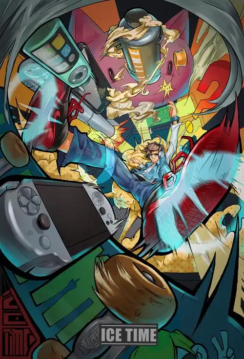 透视练习 附线稿|插画|新锐潮流插画|现在是icetime - 原创作品