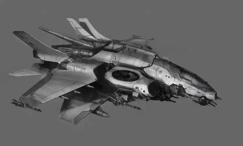 未来为了战争而研发出来的强大战机,对于网友来说科幻又神秘?