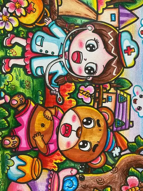 可爱的小动物人与动物