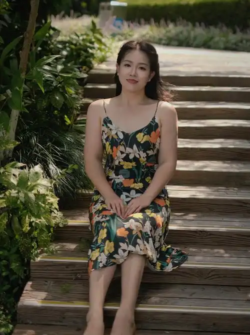 吊带裙不是瘦子的专利微胖女生穿吊带也好看