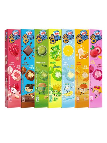 雀巢8次方巧克力芝麻脆皮香草海盐树莓生巧八次方冰淇淋84g1盒