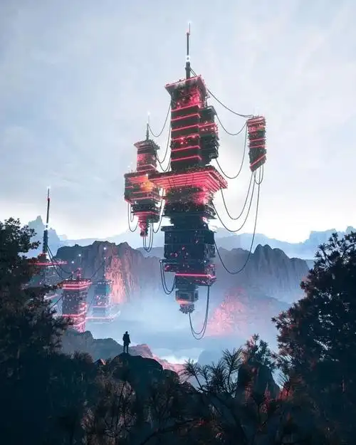 才23岁,就打造了一个赛博朋克风的世界