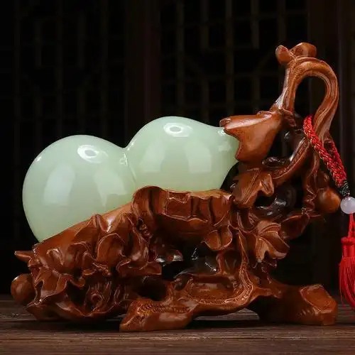 美帮汇玉葫芦摆件福禄家居客厅房间布置摆设玄关电视桌柜装饰品