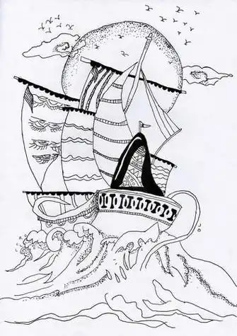 乘风破浪幼儿简笔画