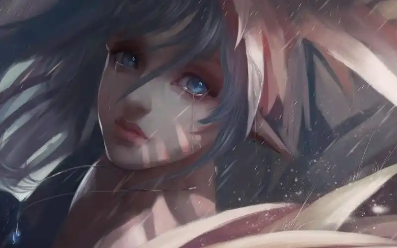 cg原画画一个鬼刀冰公主公主不要哭qaq