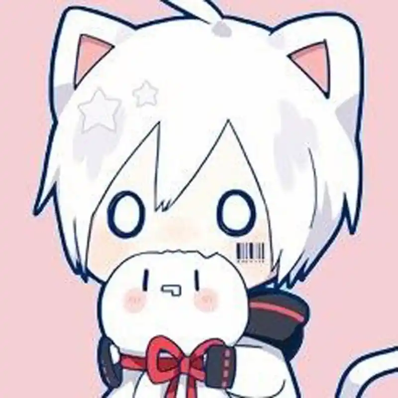 猫耳少年表情包:只想静静地看着你撒娇