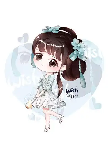 q版谢安然 板绘 古风 - 原创作品 - 站酷(zcool)