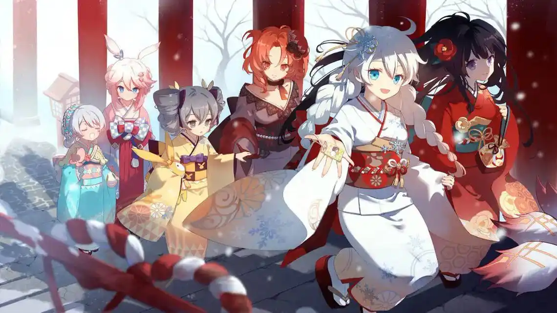 高清壁纸 #崩坏3  在看一遍女武神们开心的样子吧 - 抖音