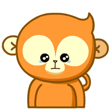 卡通猴子黄色哭泣gif动图_动态图_表情包下载_soogif