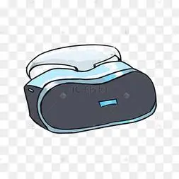 手绘风科技vr眼镜