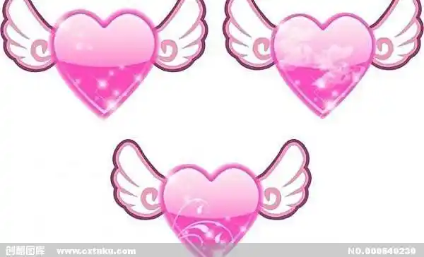 天使翅膀简笔画 小天使翅膀简笔画绘画图片