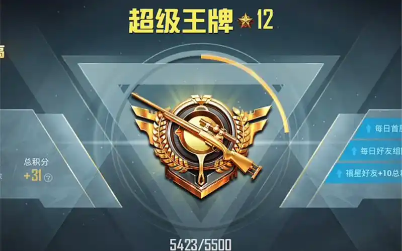 喜提王牌12星_和平精英