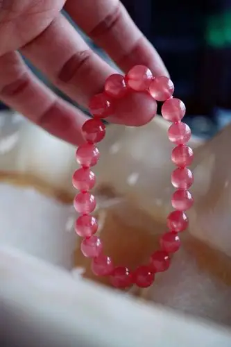 【冰种红纹石】女人都应该有一枚红纹石