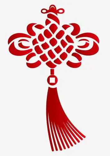 手绘中国结底纹免抠素材免费下载_觅元素51yuansu.com