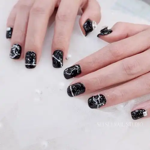 把星座运势画在指甲上82