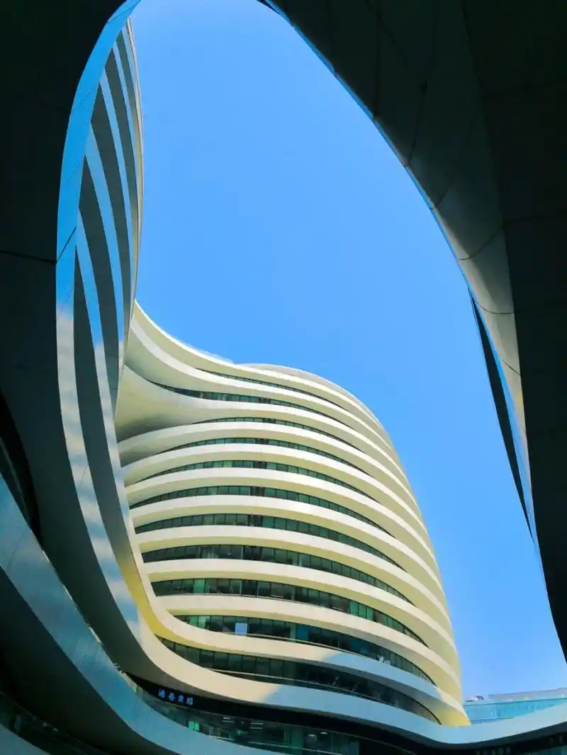 北京·银河soho 银河soho,远望仿佛外星人流落地球的战舰970404