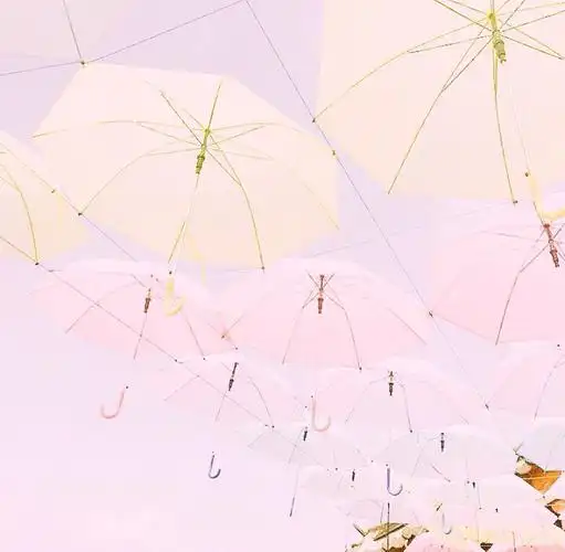 朋友圈背景图 韩系 伞 清新